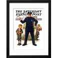 thumbnail image 2 of Policeman and Boy with Slingshot, Saturday Evening Post Cover, March 15, 1930 Framed Print Wall Art by Frederic Stanley Sold by Art.Com, 2 of 5