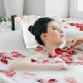 thumbnail image 3 of Bathtub Pillow with Suction Cups High Resilience Head and Neck Support Bath Accessory for Relaxation, 3 of 3