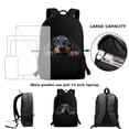 thumbnail image 4 of Jeiento Western Horse Backpack and Lunch Box for Girls 8-10/10-12 Kids Bookabags for 6th Grade Elementary School Back Pack with Lunch Bag Pencil Case Middle Student Book Bag Set Schoolbag, 4 of 7