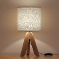 thumbnail image 1 of Small Bedside Table Lamp - Wooden Tripod -FQSWIF, 1 of 4