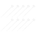 thumbnail image 1 of Unique Bargains Floral Pick Card Holder, 50Pcs 13' Plastic Straight Head Flower Pick Card Holder, Clear, 1 of 7