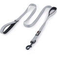 thumbnail image 1 of YIXIGGC Double Handle Dog Leash 6ft, Heavy Duty, Reflective Dual Handle Dog Leash for Safety Training, for Medium Large Dogs, 2 Handle Leads(Gray) DYF329-2163, 1 of 6
