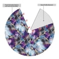 thumbnail image 2 of Yiaed Purple Marble Texture Print Christmas Tree Skirt , Tree SkirtsTree Mat for Christmas Winter Holiday Indoor Decorations-48", 2 of 7