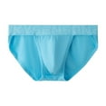 thumbnail image 1 of DGMIOCS Men's Mid Rise Boxer Shorts Comfortable Fashionable Breathable A Underwear Thread Design Shorts Light Blue XXL, 1 of 1