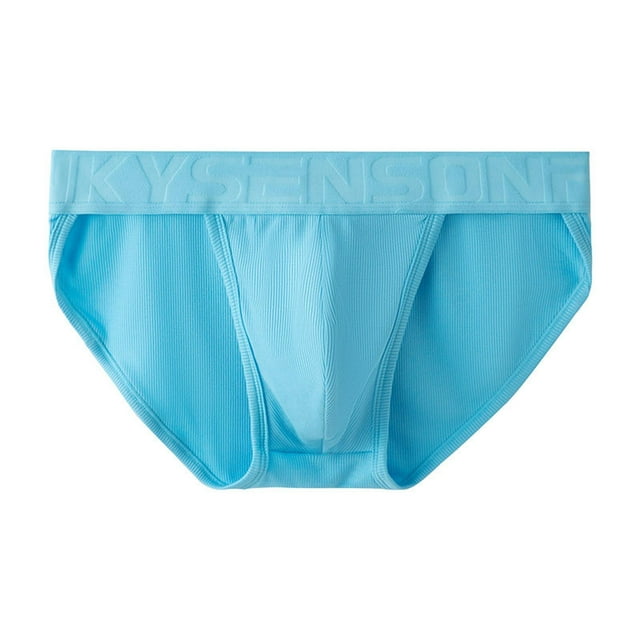 DGMIOCS Men's Mid Rise Boxer Shorts Comfortable Fashionable Breathable A Underwear Thread Design Shorts Light Blue XXL