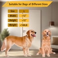 thumbnail image 2 of Puerta magnética para perros Grestorm, grande, para mascotas de hasta 45 kg, 2 of 6