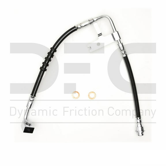 Front Left Dynamic Friction Company Brake Line Hose 350-40142 For 1987-1990 Dodge Dakota