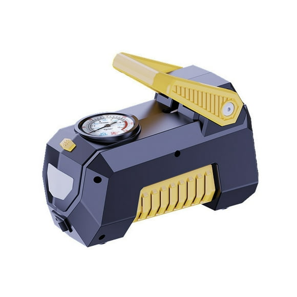 Double Cylinder Automobile Pump Portable High Power Vehicle Mounted Pump Is Applicable to Automobiles Motorcycles Bicycles Balls Rubber Boats Etc