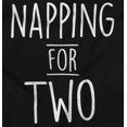 thumbnail image 2 of Napping for Two Expecting Sleeping Women's Maternity T Shirt Tee Brisco Brands 2X, 2 of 7