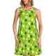 thumbnail image 1 of Disketp St Patrick's Day7 para Vestido sin Mangas para Mujeres, Vestidos de Verano para Mujeres, Casual y Holgado para la Playa, 1 of 7