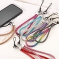 thumbnail image 3 of Bling Wristlet Lanyard, 5.3" Rhinestone Keychain Strap, Gray, 3 of 6