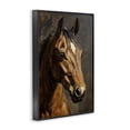 thumbnail image 2 of Stupell Industries Cottage Horse Portrait Study Black Framed Giclee Art, 12 x 18, by Petals Prints Design, 2 of 8