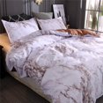 thumbnail image 2 of HAHDAXIA Super Soft Polyester Duvet Cover Set Rock Pattern Printed Pillowcase Bedding Set (Brown, Single), 2 of 6