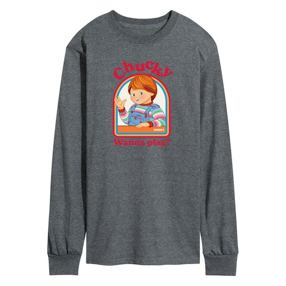 Chucky - Friendly, Wanna Play - Men's Long Sleeve T-Shirt