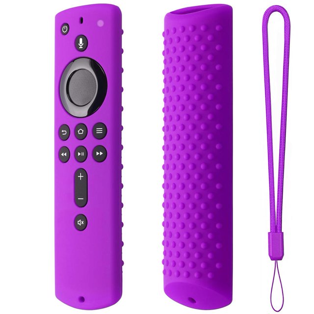 Control Remoto Cubierta de para Amazon Fire TV Stick 4K 2018/Fire TV Stick 4 (púrpura) Likrtyny Para estrenar