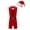 A Red, variant on TiaoBug Men Christmas Santa Claus Cosplay Costume Boxers Leotard Bodysuit with Hat Xmas Party Outfits B Red L