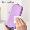 thumbnail image 6 of Slccxzc Silicone Travel Makeup Brush Bag Waterproof Cosmetic Organizer Toiletry Storage Pouch, 6 of 7
