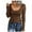 Coffee, variant on HXWCHs Women Solid Essential T Shirt Women's Long Sleeve Ribbed Knit Fitted T-Shirt Basic top for Everyday Comfort S Black