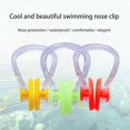 thumbnail image 3 of Decodeary 14 Pieces Swimming Nose Clip Silicone Waterproof Swim Sailing Diving Surfing Training Equipment for Color Random, 3 of 6