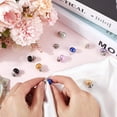 thumbnail image 4 of 1set 40pcs 8 colors Plastic Imitation Pearl Brooch Round Iron Pins Mixed color 12mm 5pcs/color, 4 of 6