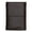 Dark Brown, variant on Men's Slim Pebbled Leather Tri-Fold Trifold Wallet - Cognac