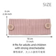 thumbnail image 2 of ZQUUVOU Women's Knit Headband Stretch Button Hair Band Turban Knitted Ear Warmer Head Wrap Winter Accessories Green, 2 of 3