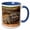 Blue/White, variant on 3drose, Usa, Texas, Rio Grande Valley. Texas Tortoise - Us44 Bja0183 - Jaynes Gallery, 11oz Two-tone Yellow Mug