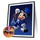 thumbnail image 1 of Cuadros Decorativos Kit de póster de ratón de dibujos animados azul 5D con pintura de diamante de taladro redondo completo (NH1311) Ehuebsd embutido en tela, 1 of 1