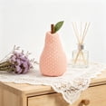 thumbnail image 4 of 3 Pack Vintage Fabric Pear Decor Set, Stuffed Artificial Fruit Ornament, Soft Faux Fruit Figurine for Table Tray Shelf Centerpiece, Rustic Home Styling Decor for Kitchen Dining Living Room, 4 of 6