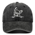thumbnail image 1 of Washed Baseball Cap With French Embroidery For Outdoor Casual Wear - Visors Hat 2 Product Classification, 1 of 3