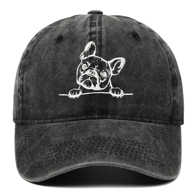 Washed Baseball Cap With French Embroidery For Outdoor Casual Wear - Visors Hat 2 Product Classification