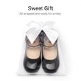 thumbnail image 4 of DREAM PAIRS Girls' Ballet Flats Comfortable Foldable Slip-On Dress Shoes Lightweight Portable Travel Flats with Bow Detail, 4 of 5