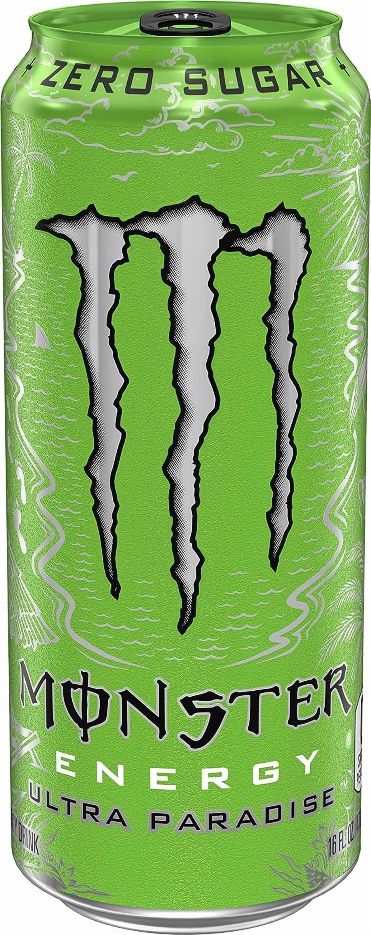 Monster Zero Ultra Variety: Zero Ultra, Ultra Red, Ultra Violet, Ultra Blue, Sunrise, Paradise, Rosa, Fiesta, 16 Ounce (Pack Of 16) And Stinger Orange Blossom Chews