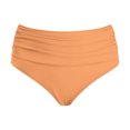 thumbnail image 6 of MNCEKFOD Womens Swim Bottoms Summer Beach High Waist Pleated Swim Trunks Double Layered Triangle Swimsuit Bathing Suit Bottoms Orange L, 6 of 6