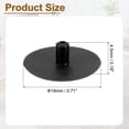 thumbnail image 2 of 200Pcs Screw Cap Covers, 18 x 5.4mm Plastic Screw Decoration Cover, Black, 2 of 6