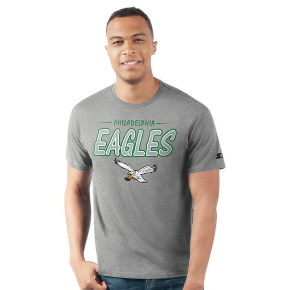 Men's-Starter Heather Gray Philadelphia Eagles Prime Time T-Shirt