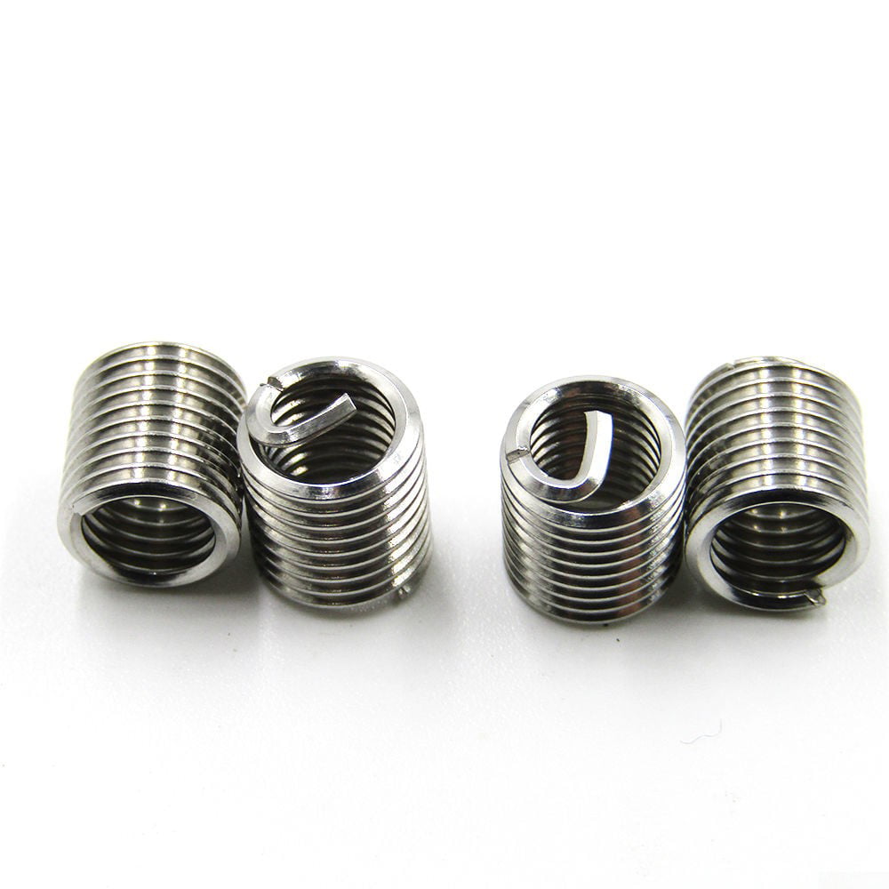 M6x1.0x1.5D Standard Metric Helicoil Screw Thread Wire Inserts Stainless Steel 
