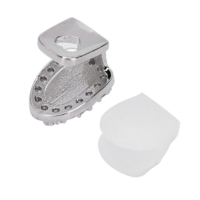 Single Tooth, Hip Hop Teeth Bling Teeth Accessory Decoration for Teeth Rapper Costume Cosplay Single Tooth