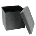 thumbnail image 2 of Storage Ottoman Bench, Durable Refreshing Space Saving Storage Ottoman, Folding Pad For Home Big, 2 of 8