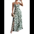 thumbnail image 3 of Mono de Pierna con Tirantes Pequeños y Estampado Retorcido Elegante para Mujer, y Verano 2025 Verde M, 3 of 10