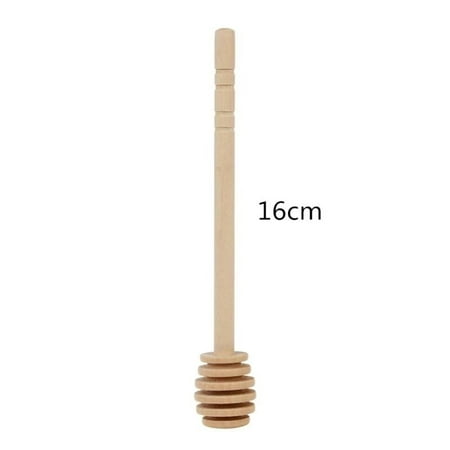 

100/50/20pcs Honey Stir Bar Mixing Handle Jar Spoon Practical 100Pc Wood Dipper Honey Long Stick Supplies Honey Kitchen Tools