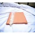 thumbnail image 2 of Coral Mini Dot Fringed Throw Blanket, 2 of 5