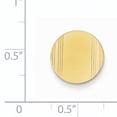thumbnail image 2 of Primal Gold 14 Karat Yellow Gold Men's Circular with Line Design Tie Tac, 2 of 4