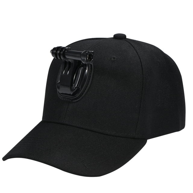 Camera Baseball Hat, Action Camera Mount, Cotton Sturdy Durable Baseball Hat With J-hook Buckle Mount & Screw For Action Cameras