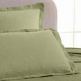 thumbnail image 5 of Superior Fleur De Lis Cotton Decorative Bedspread and Sham Set, Twin, Sage, 5 of 10