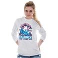 thumbnail image 3 of Retro Smurf University Graduate Long Sleeve TShirt Men Women Brisco Brands S, 3 of 6