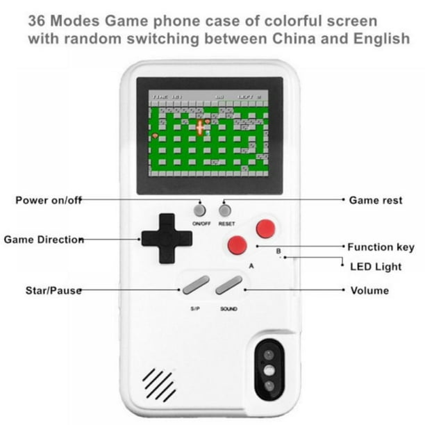 Hazel Tech Gameboy Phone Case Game Console Color Display 36 Retro Small  Games Cover For Huawei - Walmart.com