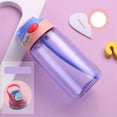 thumbnail image 2 of LEEYNEERCute Cartoon Sea Country Water Bottle and Lid for Kids Personalized Insulated  Cup Boys Girls Birthday Back to School Gift Birthday Leak Proof Water Bottle, 2 of 4