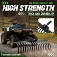 thumbnail image 3 of KOJEM 48" Tow Behind Landscape Rake Compatible with ATV UTV Tractor W/2" Receiver for Leaves Debris Grass Pine Needles, 3 of 9