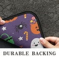 thumbnail image 6 of Happy Halloween Pumpkin Non Slip Washable Door Mat Horror Pumpkin Ghost Doormat Retro for Entry Floor Mat Set Living Room Bedroom Bathroom Crystal Velvet 30x17 Inches, 6 of 7